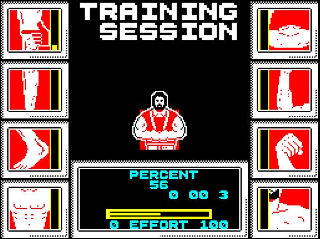 Geoff Capes Strong Man - ZX Spectrum game screenshot (1985) by Martech